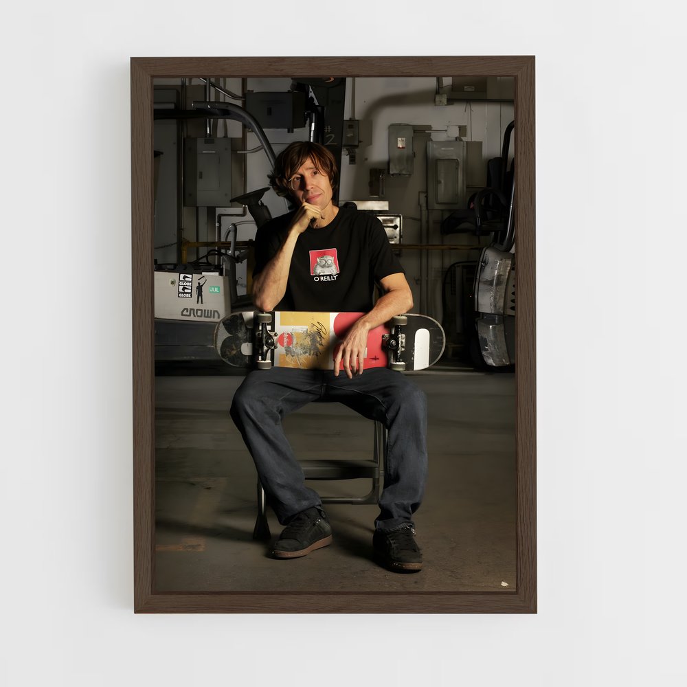 Poster Mullen en Méditation – affiche Skateboard (vue 5)